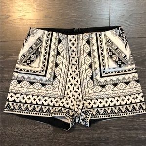High waist shorts